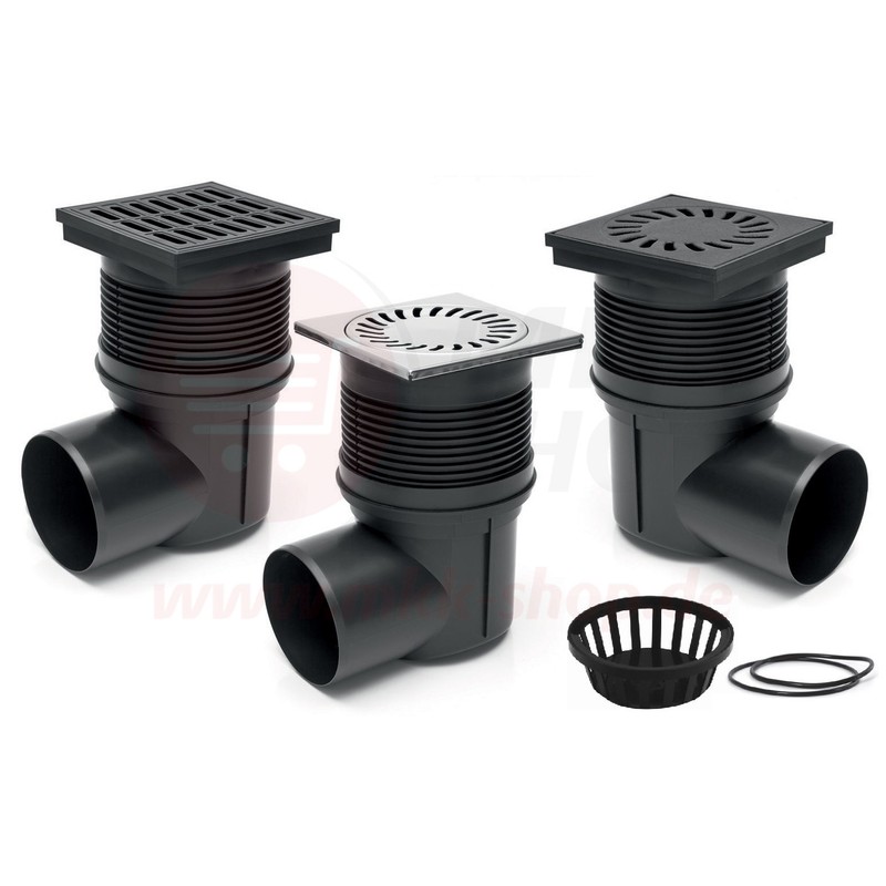 Channel Basement Yard House DN 110-150 x 150 mm ABS