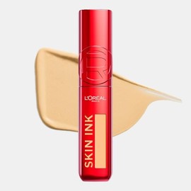 L'Oréal Paris Infallible Skin Ink Base de Maquillaje y Corrector 2 en 1, Acabado Mate, Larga Duración Hasta por 48h, Resistente a Transferencias, Tono 180