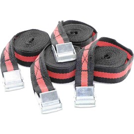 RMB Set of 4 Ratchet Lashing Straps 2.5 m