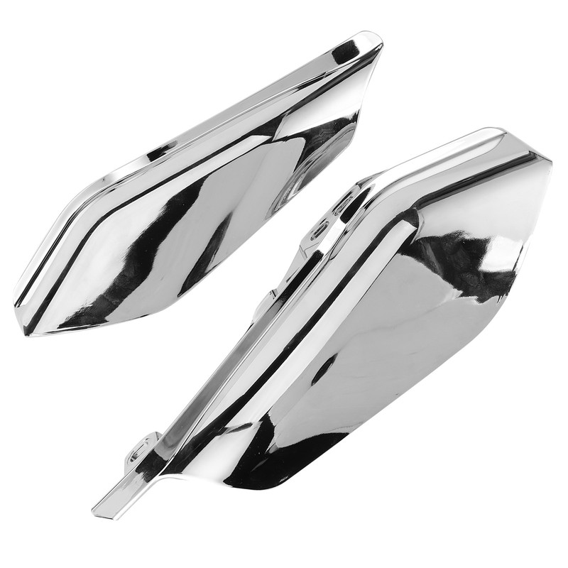 2Pcs Air Deflector Trim Heat Shield Motorcycle MidFrame Trim Fit
