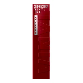Maybelline Labial líquido brillante Superstay Vinyl Ink Tono Lippy, 4.2ml - Dura hasta por 16H, brillo instantáneo sin grumos, sin transferencias