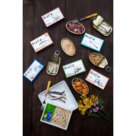 Matiz España Bonito Del Norte, 4 Ounce, White Meat Tuna in Olive Oil (1 Tin)