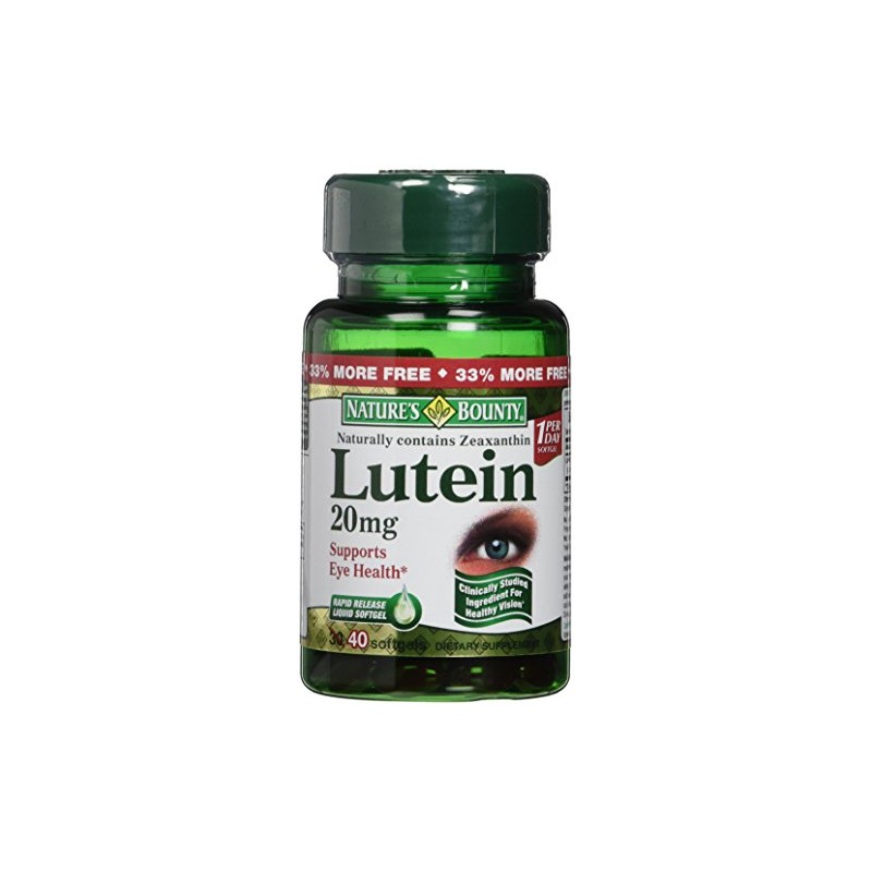 Nature's Bounty Nature's Bounty Lutein 20mg, 40 Softgels 40 Count