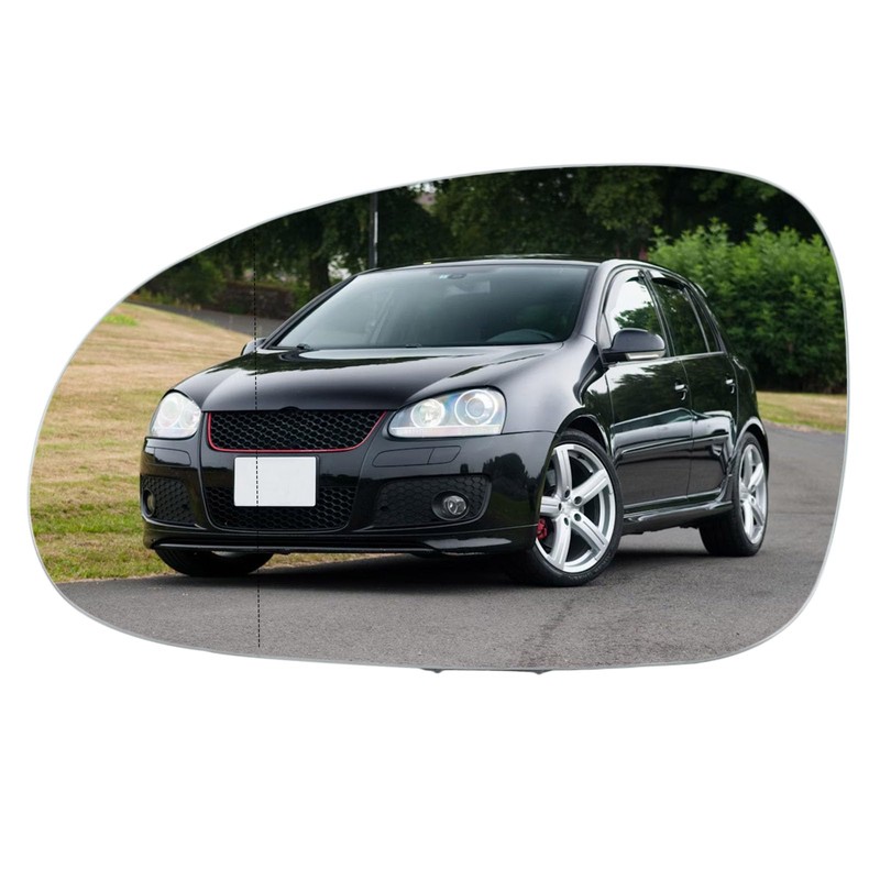 Spiegelglas Ersatzspiegel Für VW Golf 5 2003-2009 (Linke Fahrerseite)