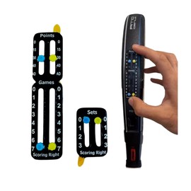 Padel Port Marcador De Puntos para Padel Tennis (Negro)