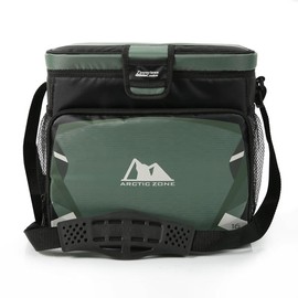 Zipperless 16 Cans Soft Sided Cooler with Hard Liner, Sea Foam Green - Colour: default, Number of: 9 Single