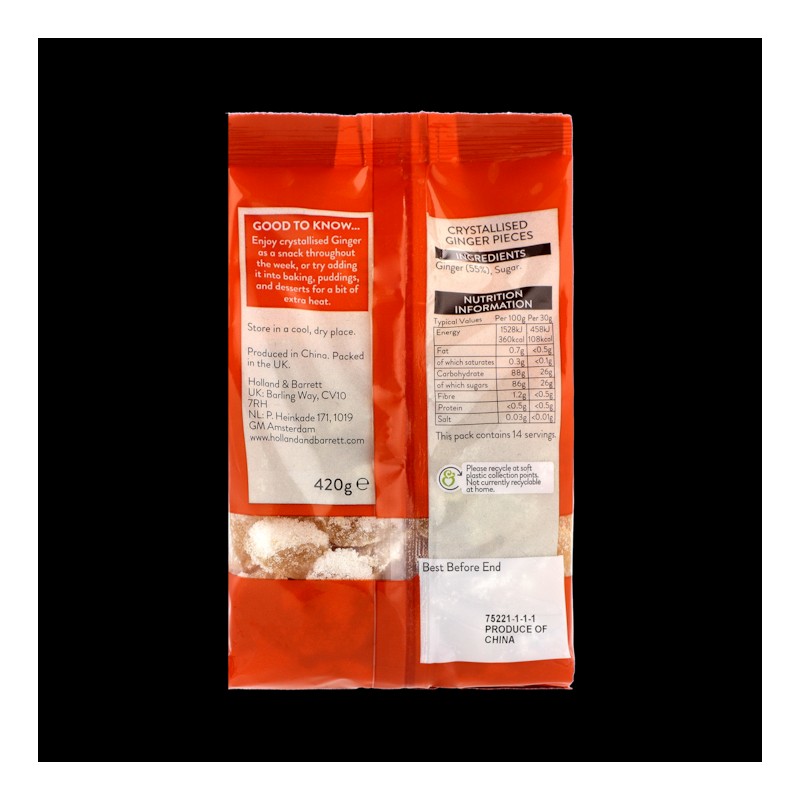 Holland & Barrett Crystallised Ginger