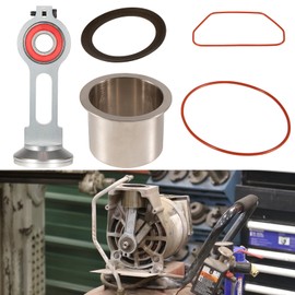 KK-4835 Connecting Rod Piston Kit Fits for Craftsman Porter Cable DeVilbiss Oil-Less Air Compressor Replaces Parts Numbers 889124 889125 891125 AC_0788 D25009 D25837