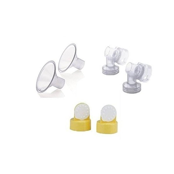 Medela Breast Shields, Connectors, Valves and Membranes (21mm Shields)