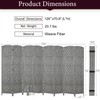 Rose Home Fashion Room Divider Privacy Screen 15.7" Room Dividers