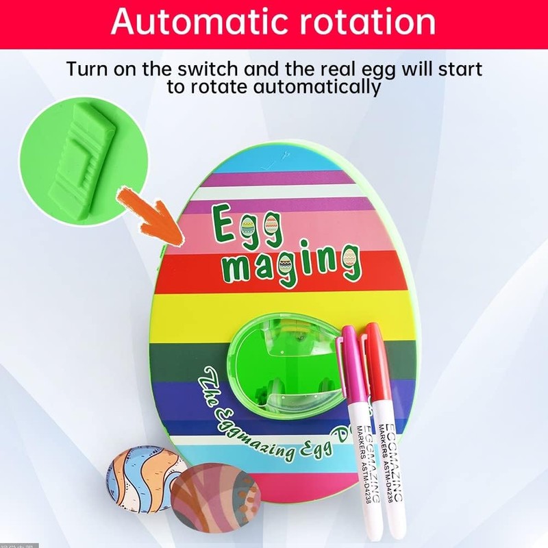 Abnaok Easter Egg Machine, Easter Egg Decoration Set, Easter Egg
