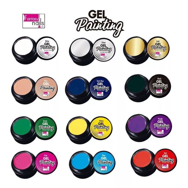 Fantasy Nails Gel Painting Fantasy Nails