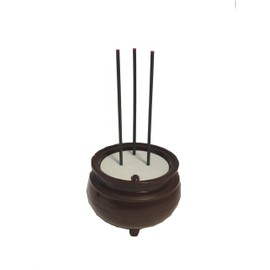 Safe Incense Incense Incense Medium Brown (Height 5.7 inches (14.5 cm) x Diameter 3.2 inches (8.1 cm)