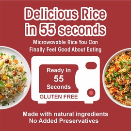 Eat Regal Gourmet Indian Biryani Style Rice, Ready-to-Heat Cups, 8.8 oz, Pack of 6