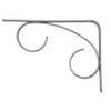 Rubbermaid 1877643 Decorativo, Soporte para Estante, Ola, Níquel Satinado, Wave,