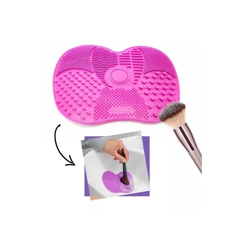 Blacksb Tapete Lava Brochas De Silicon, Limpia Brochas Todo Tipo