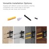 LEOPO 6 Inch 6 Pack Openwork T Shelf Brackets for