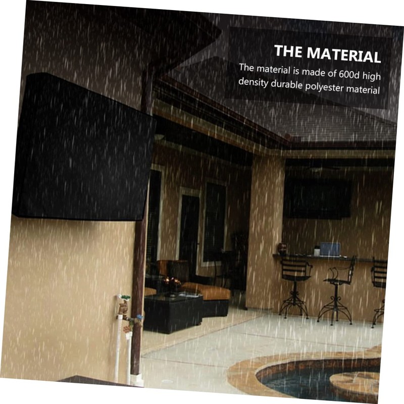 LALAFINA Outdoor Tv Cover Protector with Bottom Cover Flexible Screen