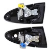 NewYall Black Left and Right Exterior Door Handle for Honda