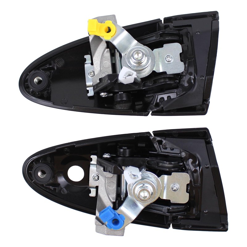 NewYall Black Left and Right Exterior Door Handle for Honda