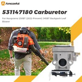 Amazeful 531147180 Carburetor for Husqvarna 150BT (2022-Present) 345BT Backpack Leaf Blower