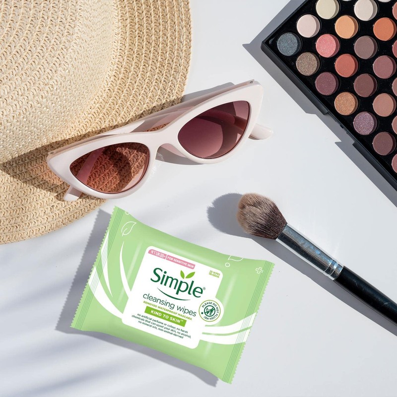 Simple Facial Cleansing Wipes Kind to Skin Sensitive 25's (2