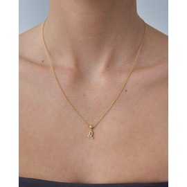 PAVOI 14K Gold Plated Charm Pendant Necklaces for Women - Adjustable Sliding Chain Dainty Necklace Charms Pack - Customizable Cubic Zirconia Initial Letter Zodiac Signs Birthstone Gemstone Pendants,