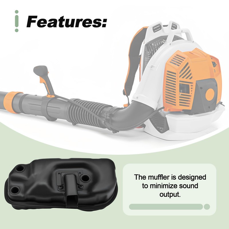 Muffler Assembly Compatible with STIHL BR 800 C-E BR800C BR800X