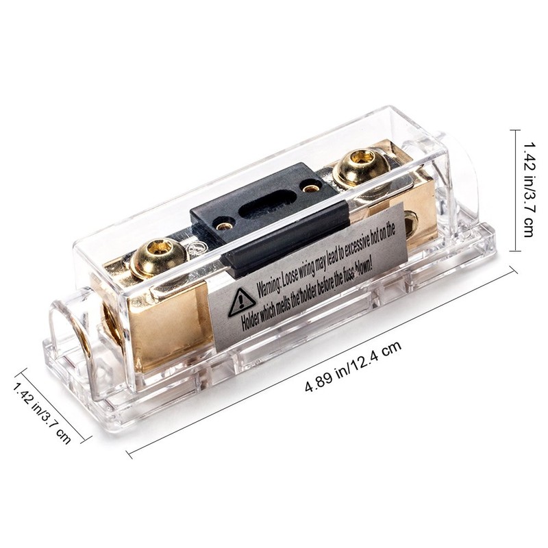 200A Inline ANL fuse holder fits for 0 2 4