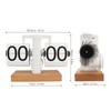 Ejoyous Digital Flip-Down Clock Retro Minimalist Flip Desk Clock Large