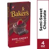 Baker's Premium Semi-Sweet Chocolate Baking Bar (4 oz Boxes, Pack