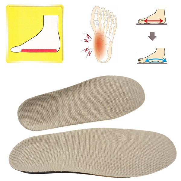 Foot Care Goods.COM Healthy Insole for Flat Feet with an