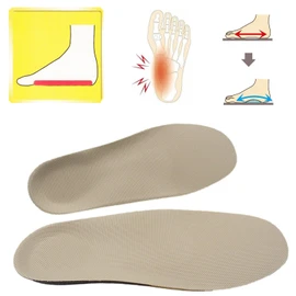 Foot Care Goods.COM Healthy Insole for Flat Feet with an "Inner Vertical Arch Pad" on the arch to support the arch to relieve pain and fatigue (Women's S (8.7 - 8.9 inches (22.0 - 22.5 cm))