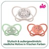 NIP Butterfly: Skin & Tooth-Friendly Dummy, Flat Teat, Soft &