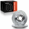 A-Premium 11.57 inch (293.8mm) Front Drilled and Slotted Disc Brake