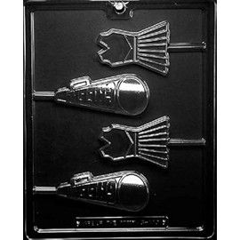 Grandmama's Goodies S110 Cheerleader Lollipop Chocolate Candy Soap Mold with Exclusive Molding Instructions