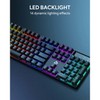 AUKEY KMG16 Mechanical GAMING Keyboard Blue Switches 104key 6-color backlight