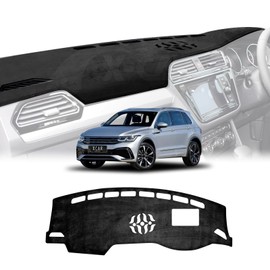 X-CAR Dash Mat for Volkswagen VW Tiguan 2016-2024 Non-Slip Microfiber Pad Cover Interior Accessories