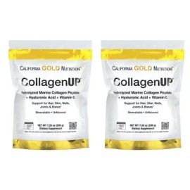 Dietary Supplement Vitamin C Collagen Hyaluronic Acid Set Pack 206g, 2 Pack for daily wellness routines, capsules tablets powder or sticks, Korean Import, and