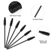 LOPHE 200PCS Disposable Eyelash Brushes, Mascara Eyelash Wands Brush Spoolies