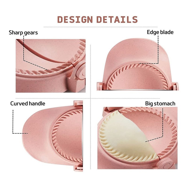 Hopbucan 1 Set Dumpling Maker Dumpling Dough Press Mold Set