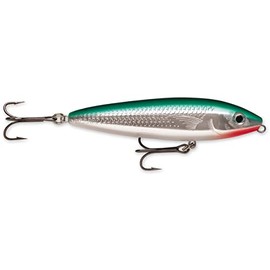 Rapala Skitter Walk 08 Fishing Lure, Green Mullet