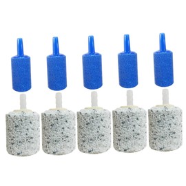 VILLFUL 10pcs Bubble Stone Sand Head for Aquarium Fish Tank Air Oxygenating Decorations Small Air for Freshwater/Saltwater Tanks