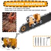 Chainsaw Sharpener Kit, Saw Chain Sharpener, Portable Hand Cranks Chain