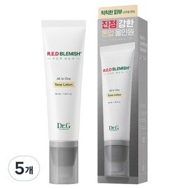 Dr. G Red Blemish for Men Tone Lotion All-in-One, 50ml, 5 pcs / 닥터지 레드 블레미쉬 포 맨 톤 로션 올인원, 50ml, 5개