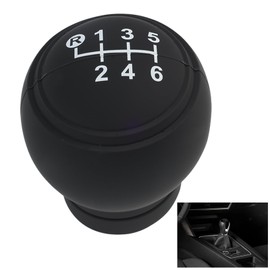 Palanca De Cambios Manual, Silicone Anti-Slip Universal Round Manual Gear Shift Cover, Ideal Protection for Excavator Shift Knobs, 6 - Speed Version with R Mark Facing Up