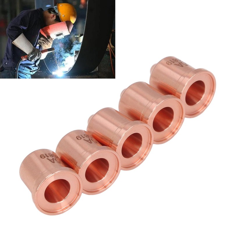 Plasma Electrode Tip, 5Pcs 220819 Light Weight Brass Plasma Cutting