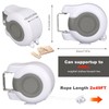 MANLVCLY Retractable Clothesline Outdoor - 2x49 Feet Heavy Duty Dual