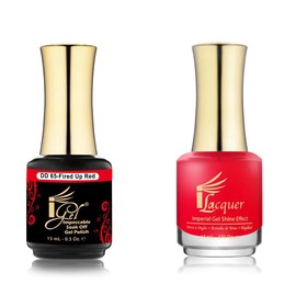 iGel - 100% Pure Gel Nail Polish - Dip & Dap Collection (DD065 - Fired Up Red)