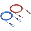 PATIKIL Security Steel Cable 2.5mm x 2m Coated Luggage Lock